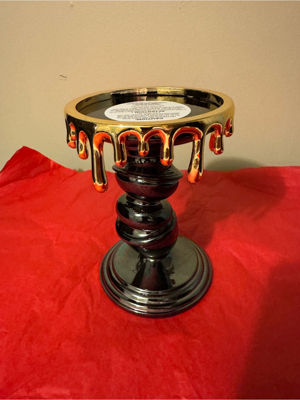 Halloween 🎃 Tilted Pedestal  3-Wick Candle Holder from Bath & Body Works New